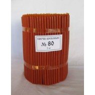 Свечи ПРАЗДНИЧНЫЕ КРАСНЫЕ №80